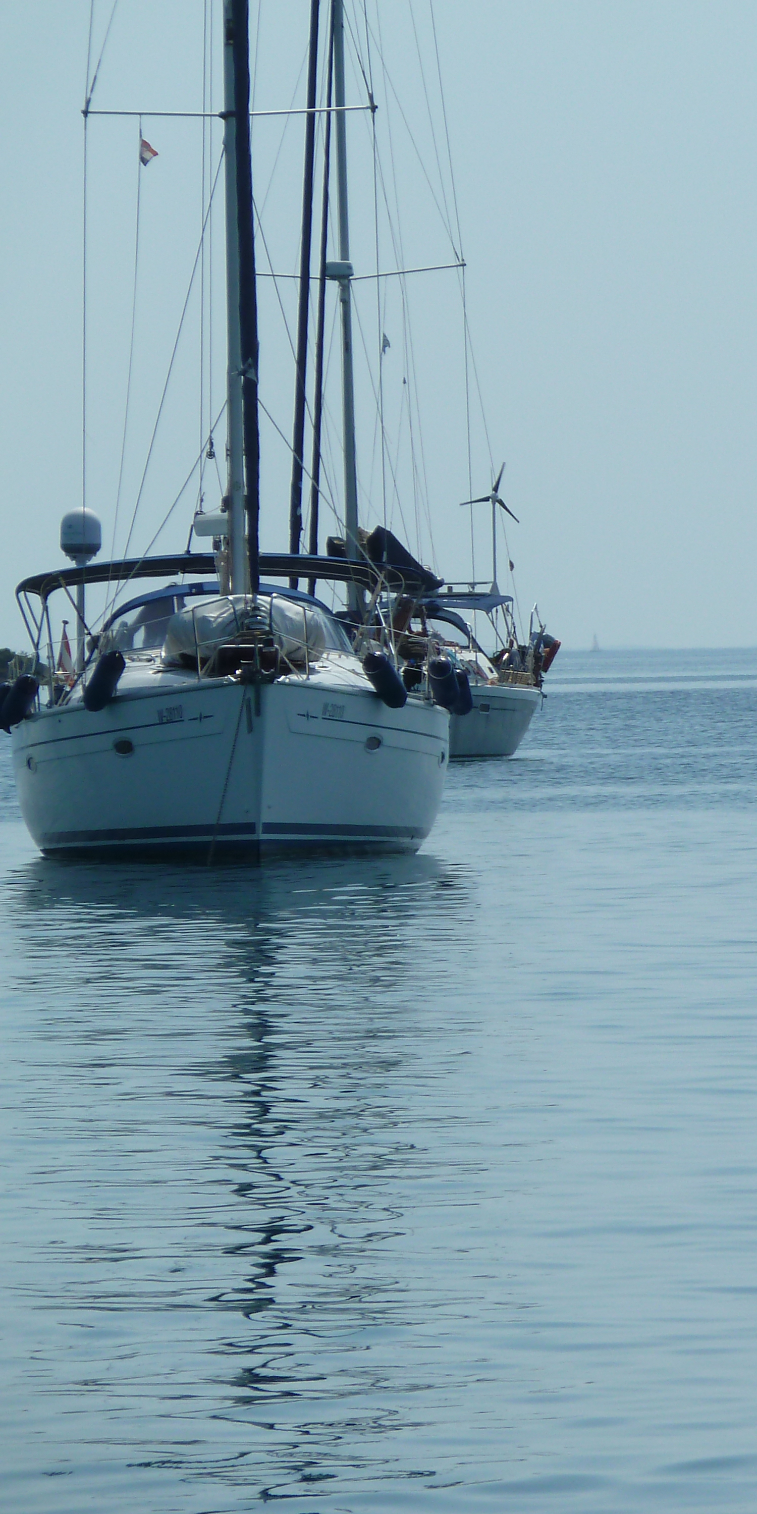 Segelboote 2018 Segelboote auf Meer
